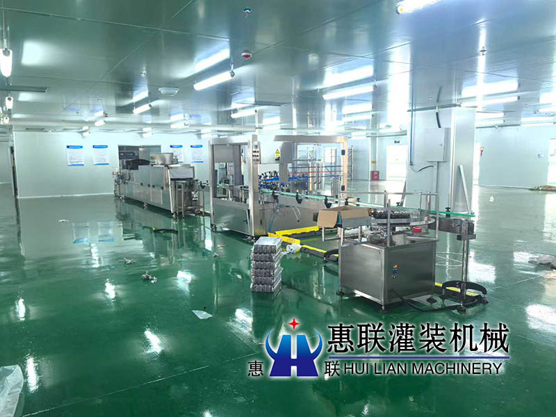 6000瓶口服液i灌裝機(jī)生產(chǎn)線(xiàn)出口